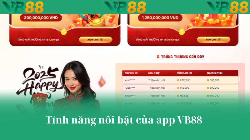 Top tính năng nổi bật của app VB88 khiến bạn bất ngờ